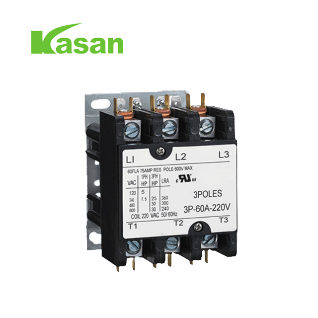 Contattore d'aria 30A 3P verificato UL per HVAC 24V/120V/240V/277V/480V